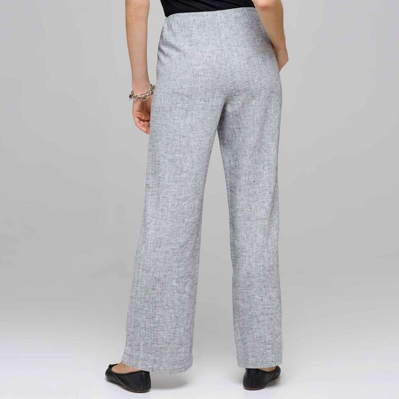 Draw cord Pant, Black & White, large image number 1